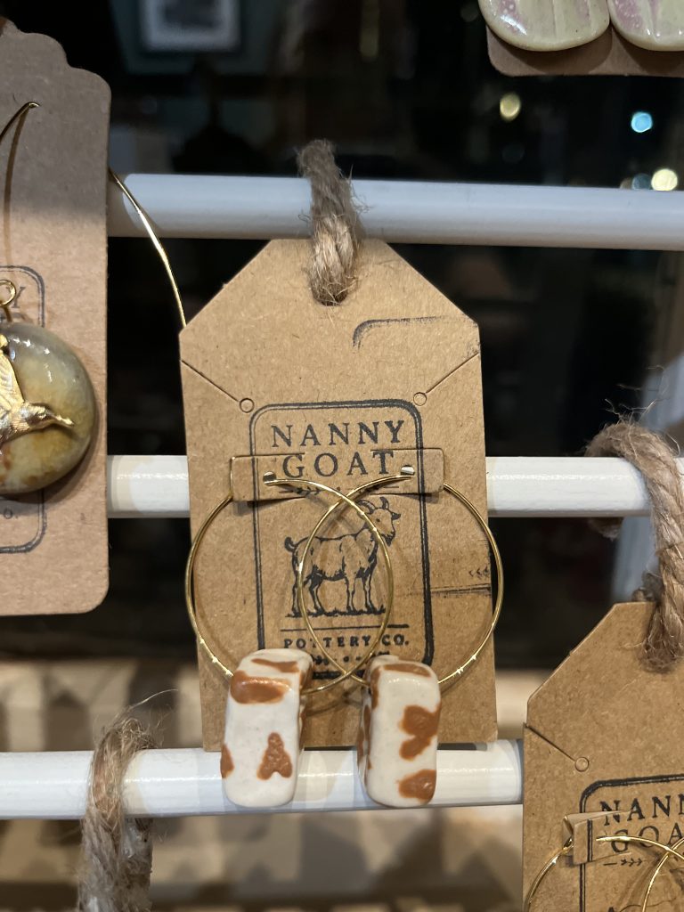 Earrings Cow